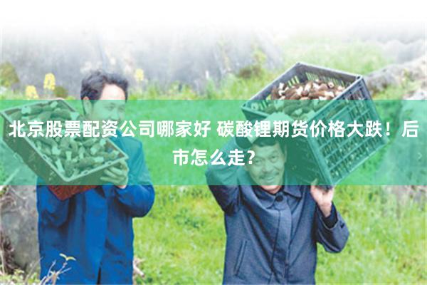 北京股票配资公司哪家好 碳酸锂期货价格大跌！后市怎么走？